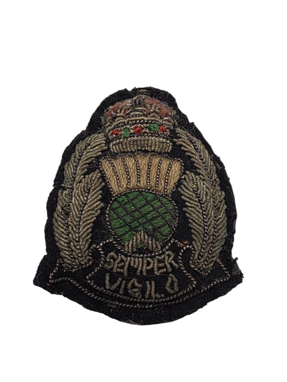 Vintage Scottish Police Senior Officers Patch Badge 2¼"